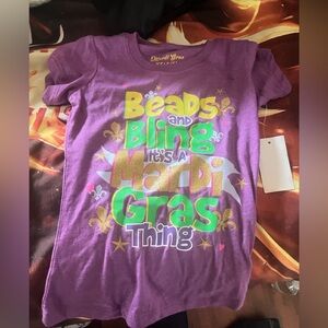Mardi Gras kids shirt